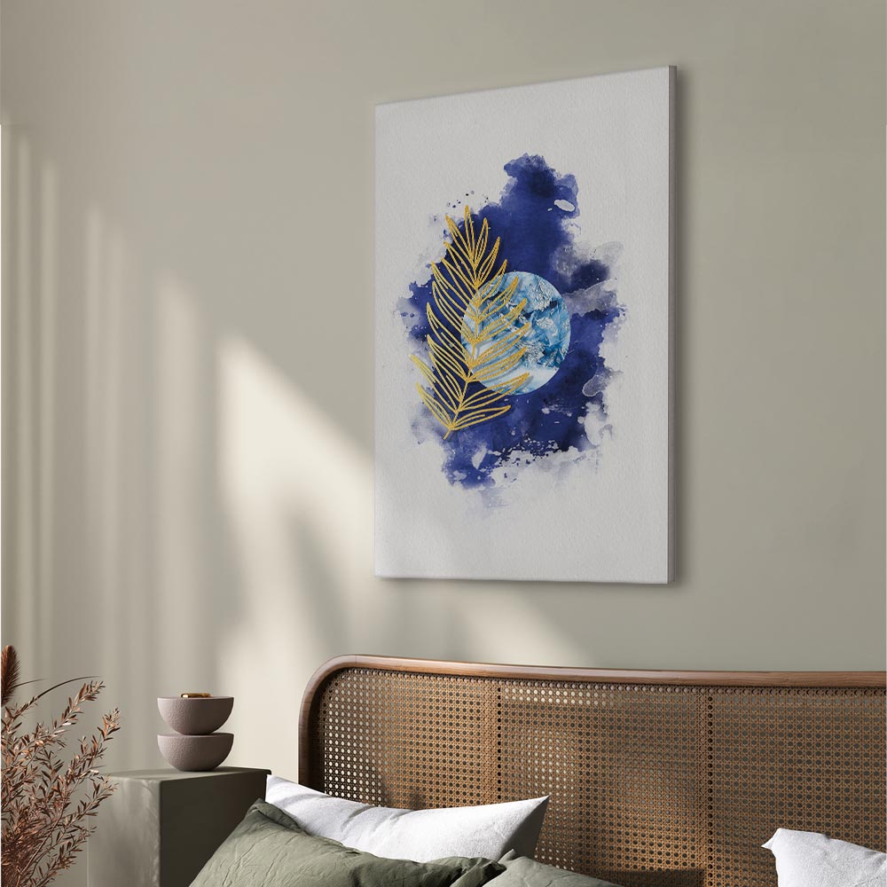 Magic Plant Leaves Nature Canvas Print