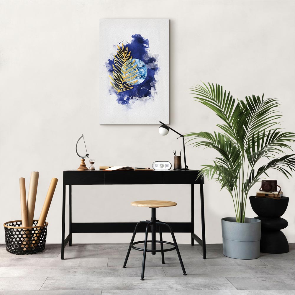 Magic Plant Leaves Nature Canvas Print