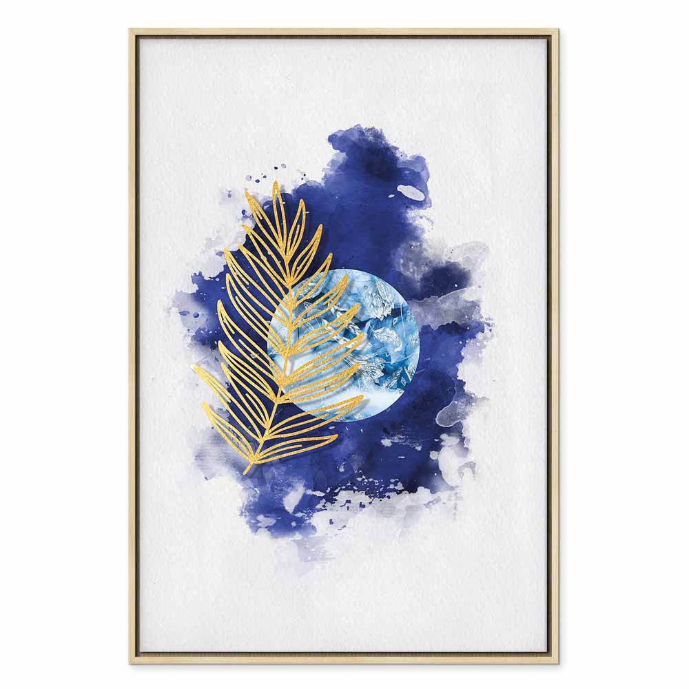 Magic Plant Leaves Nature Canvas Print