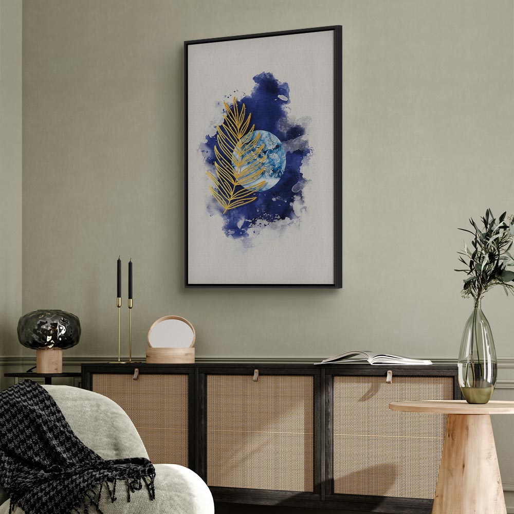 Magic Plant Leaves Nature Canvas Print