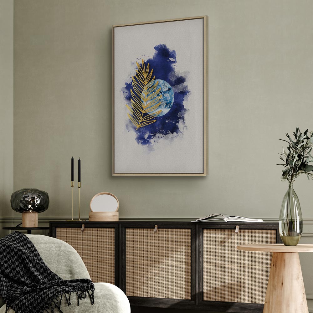 Magic Plant Leaves Nature Canvas Print