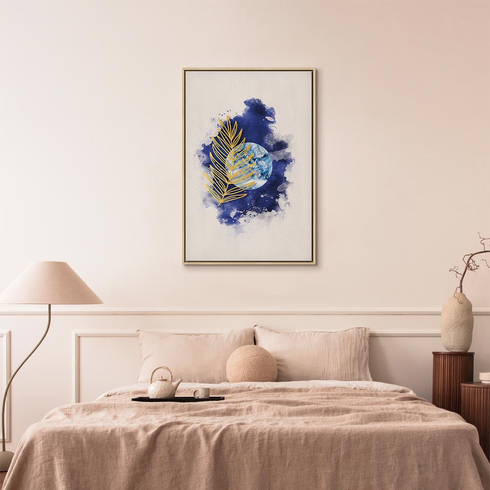 Magic Plant Leaves Nature Canvas Print