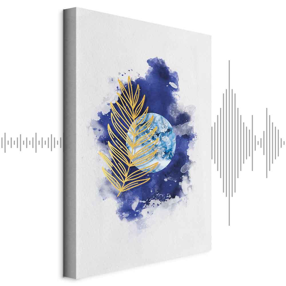 Magic Plant Leaves Nature Canvas Print