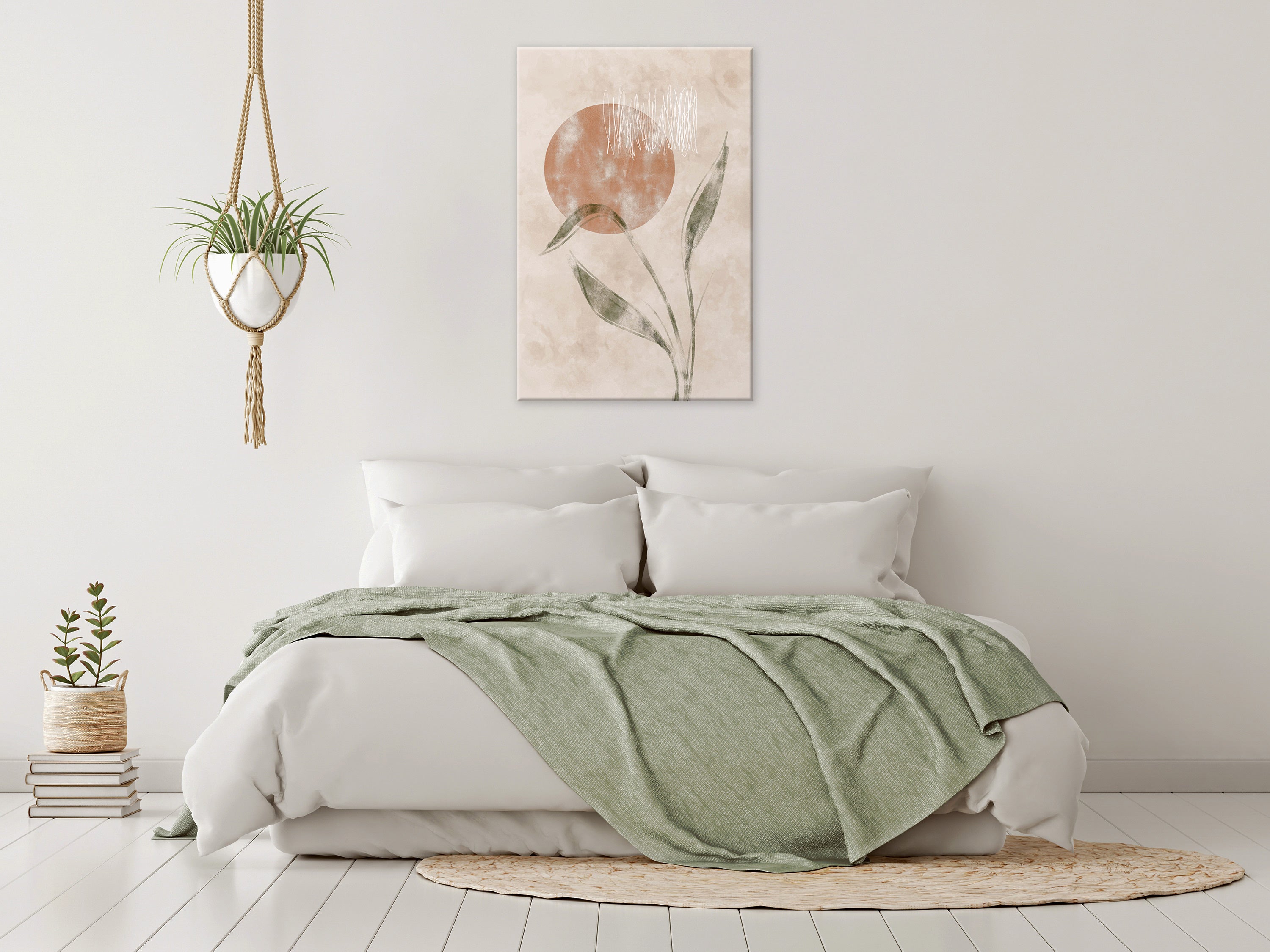 Leinwanddruck Herbstsonnenaufgang 1-teilig Vertikal