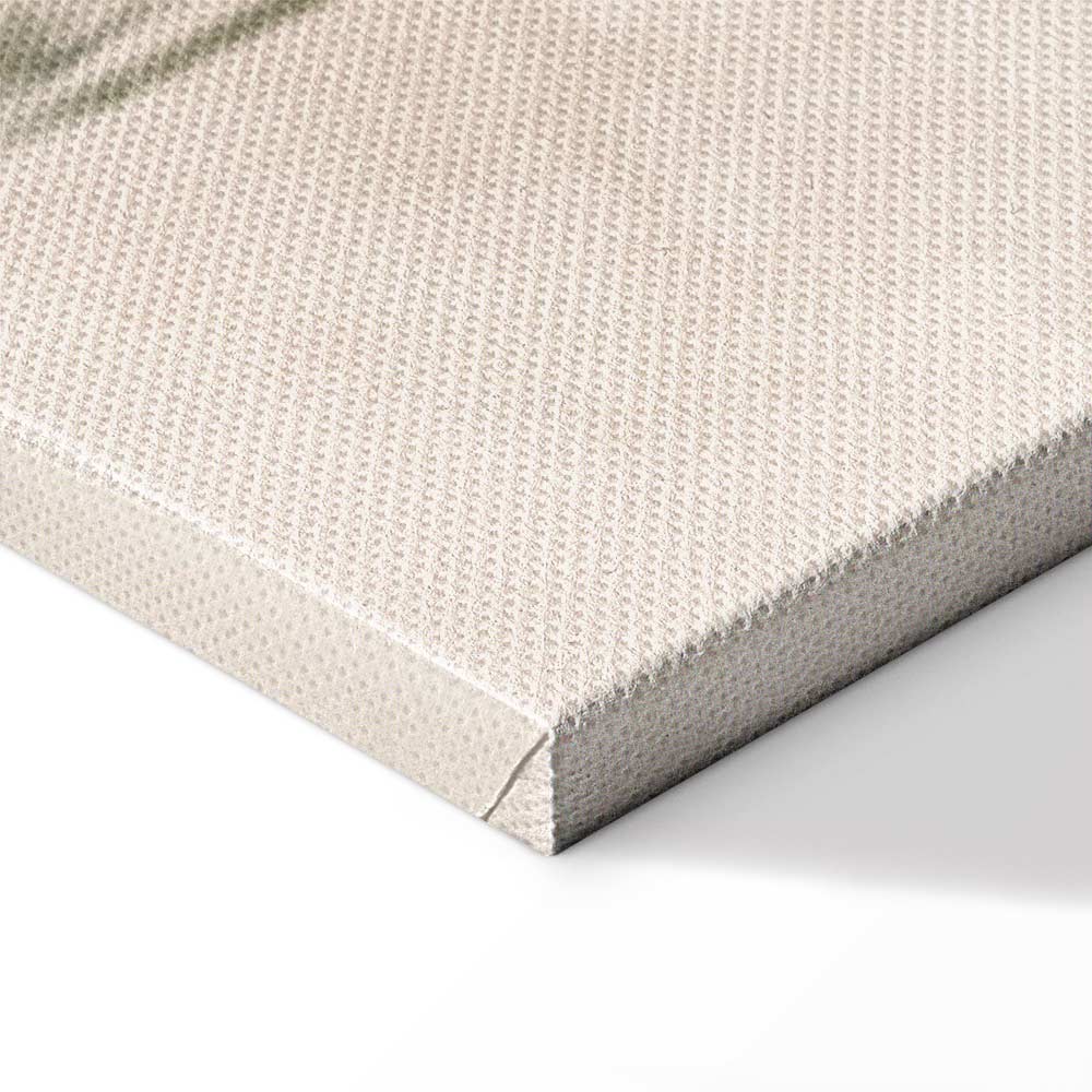 Autumn Sunrise Leaves Vertical Canvas Print