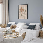 Autumn Sunrise Leaves Vertical Canvas Print