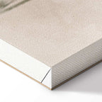 Autumn Sunrise Leaves Vertical Canvas Print