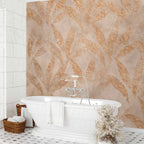 Leaves and Gold Botanical Wall Mural