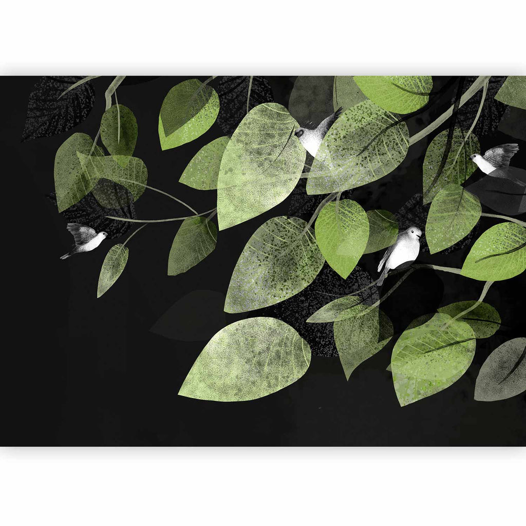 Wall Mural Bird Holidays Leaves