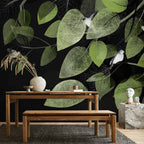 Wall Mural Bird Holidays Leaves