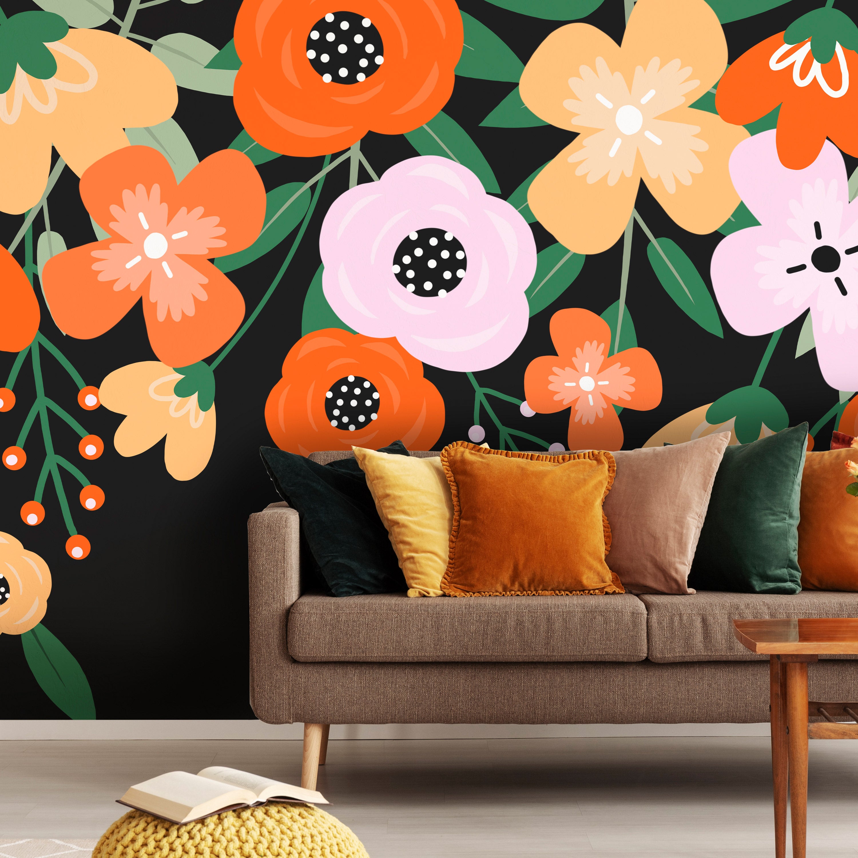 Wall Mural Colorful Bloom Second Variant