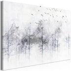Canvas Print Winter Forest 1 Part Wide