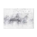 Winter Forest Landscape Canvas Print
