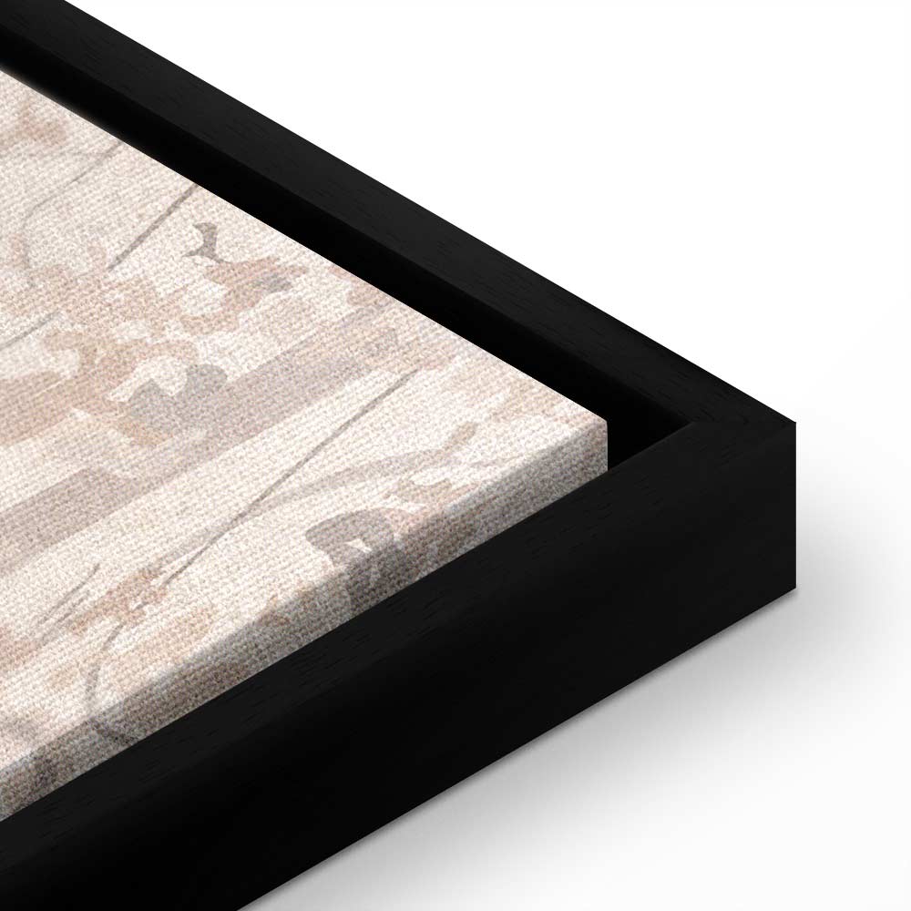 Beige Forest Trees Canvas Print