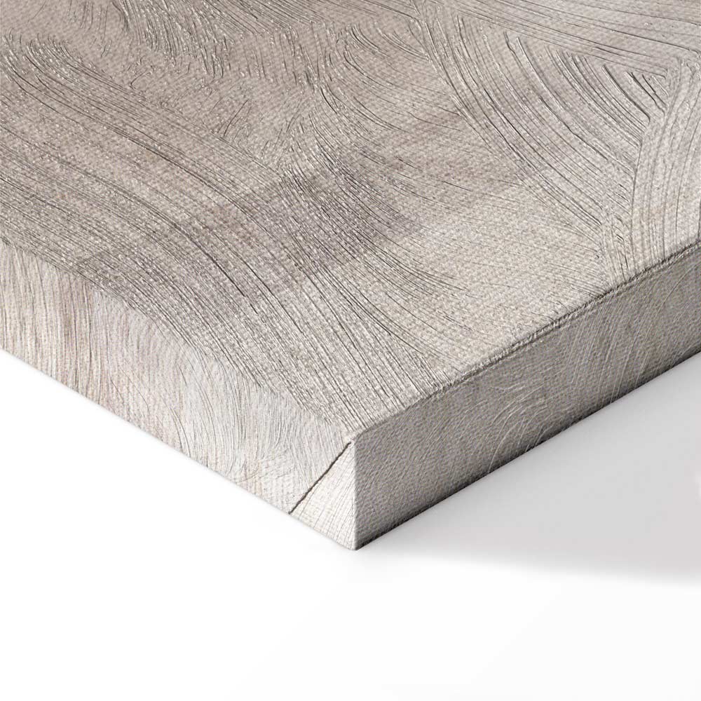 Beige Forest Trees Canvas Print