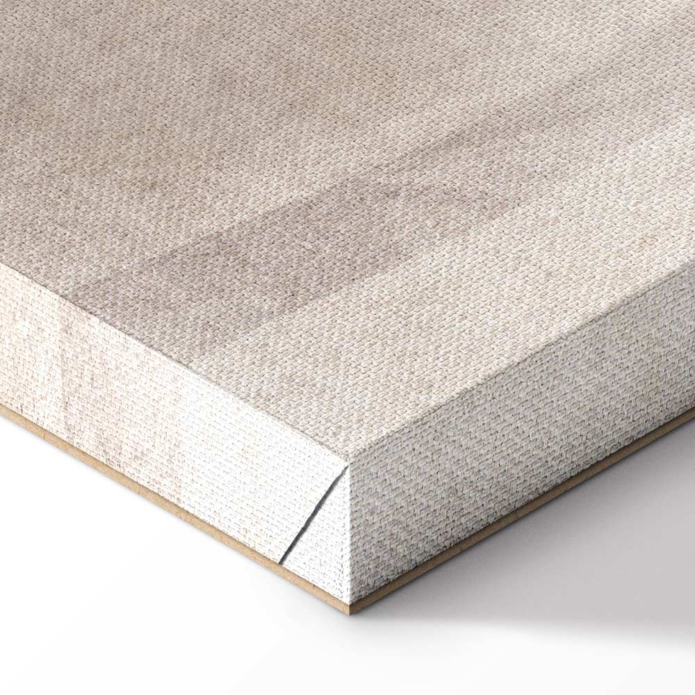 Beige Forest Trees Canvas Print