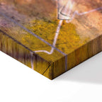 Abstract Hot Land Floral Canvas Print