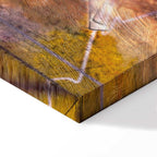 Abstract Hot Land Floral Canvas Print