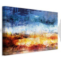 Abstract Hot Land Floral Canvas Print