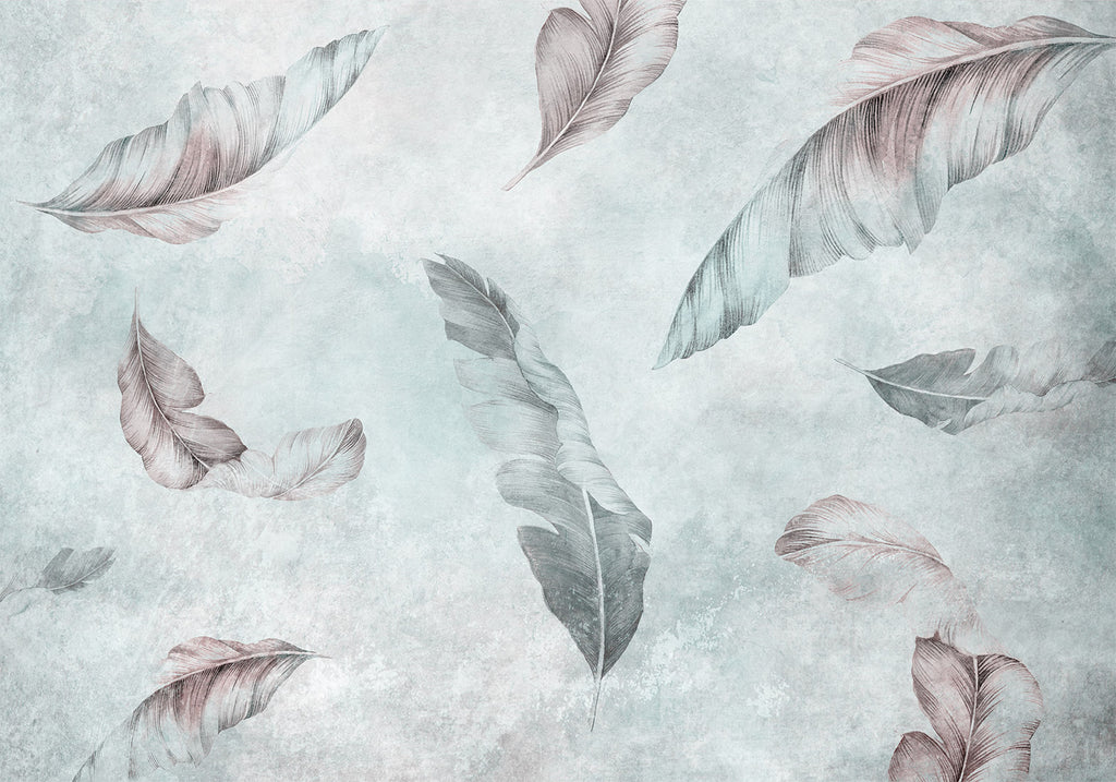 Wall Mural Leaves - Dancing in the Wind