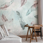 Windblown Leaves Nature Wall Mural