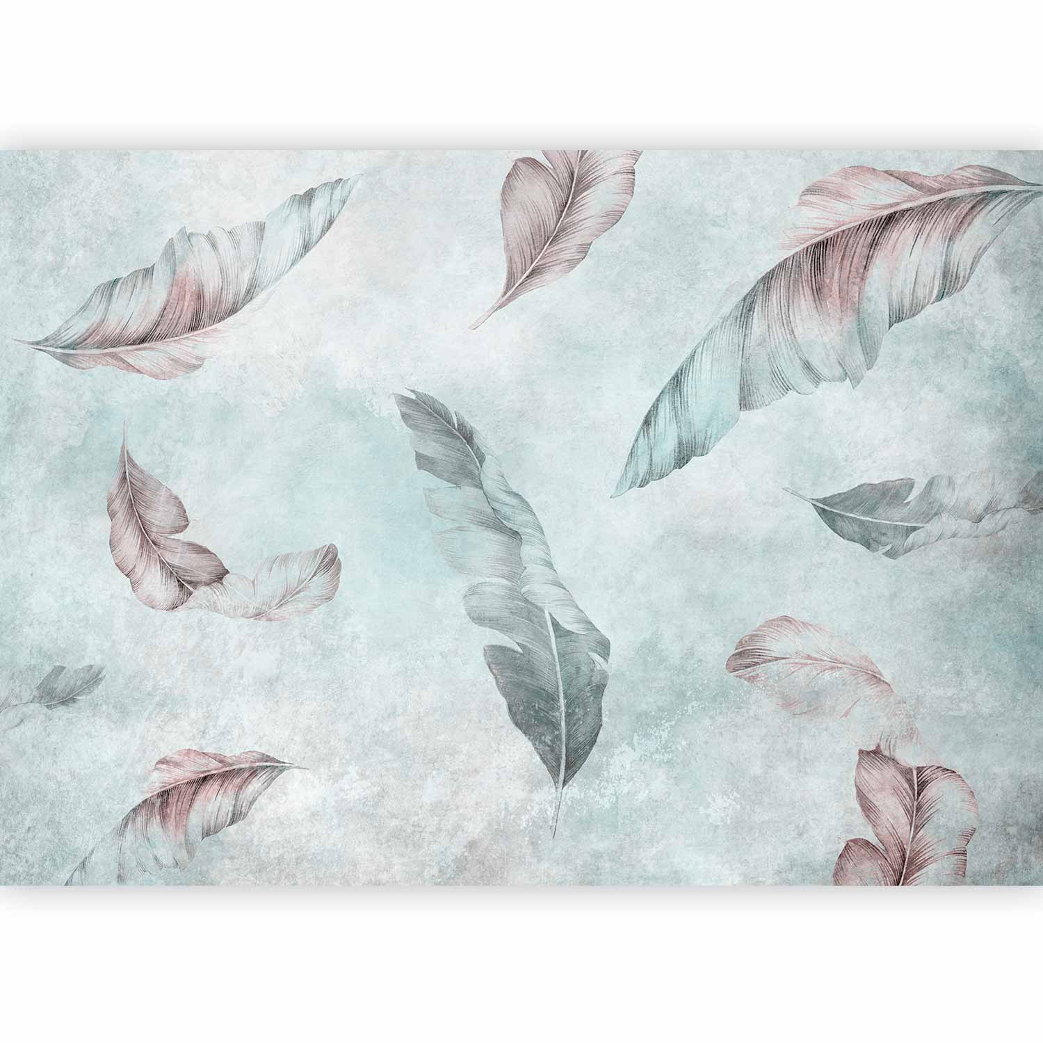 Wall Mural Leaves - Dancing in the Wind