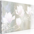Canvas Print White Magnolias Wide (1 Part)