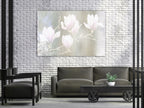 Canvas Print White Magnolias Wide (1 Part)