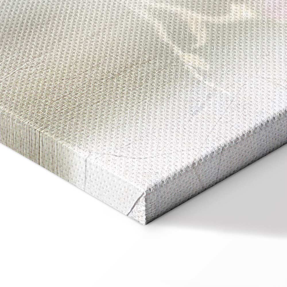 White Magnolia Flowers Wide Canvas Print