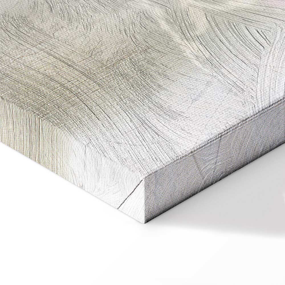 White Magnolia Flowers Wide Canvas Print