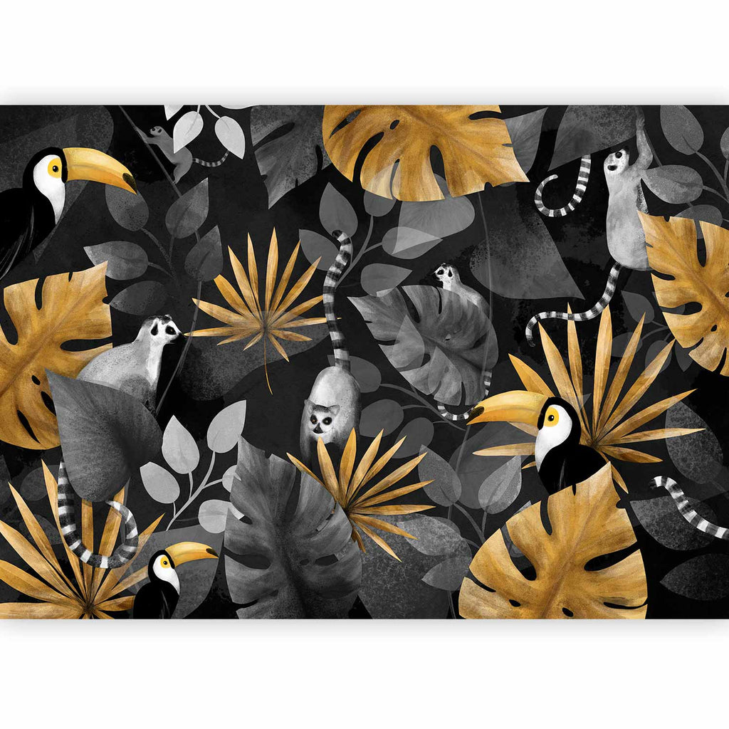 Wall Mural - Happy lemurs