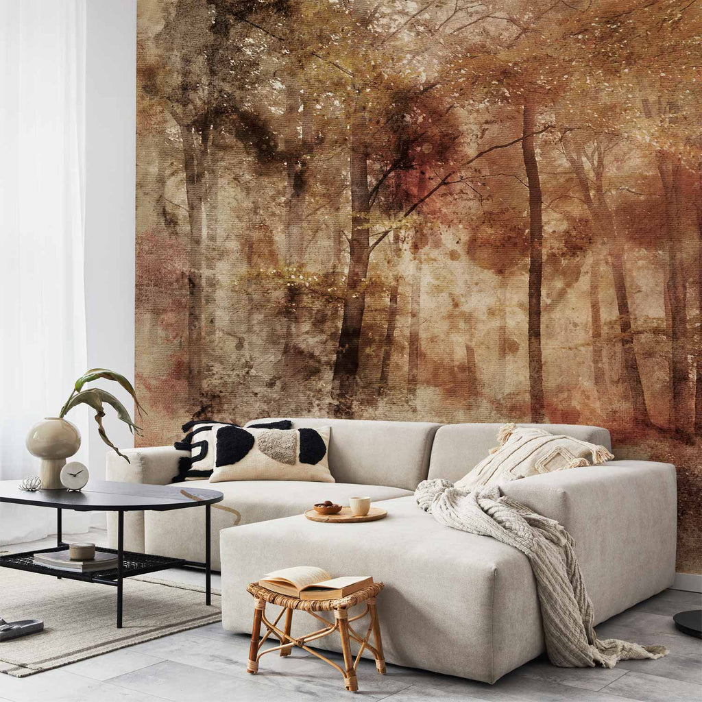 Wandbild Verloren im Wald