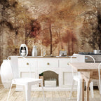 Wandbild Verloren im Wald