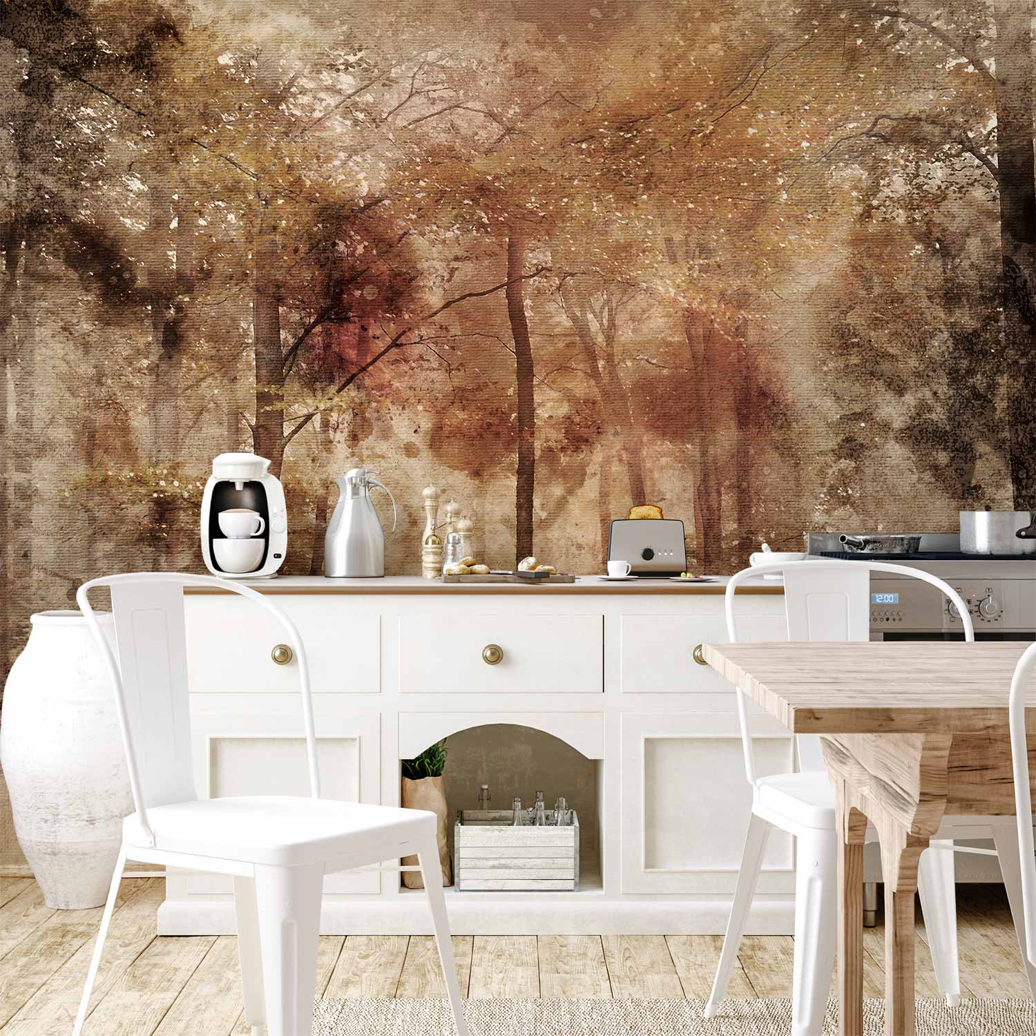 Wandbild Verloren im Wald