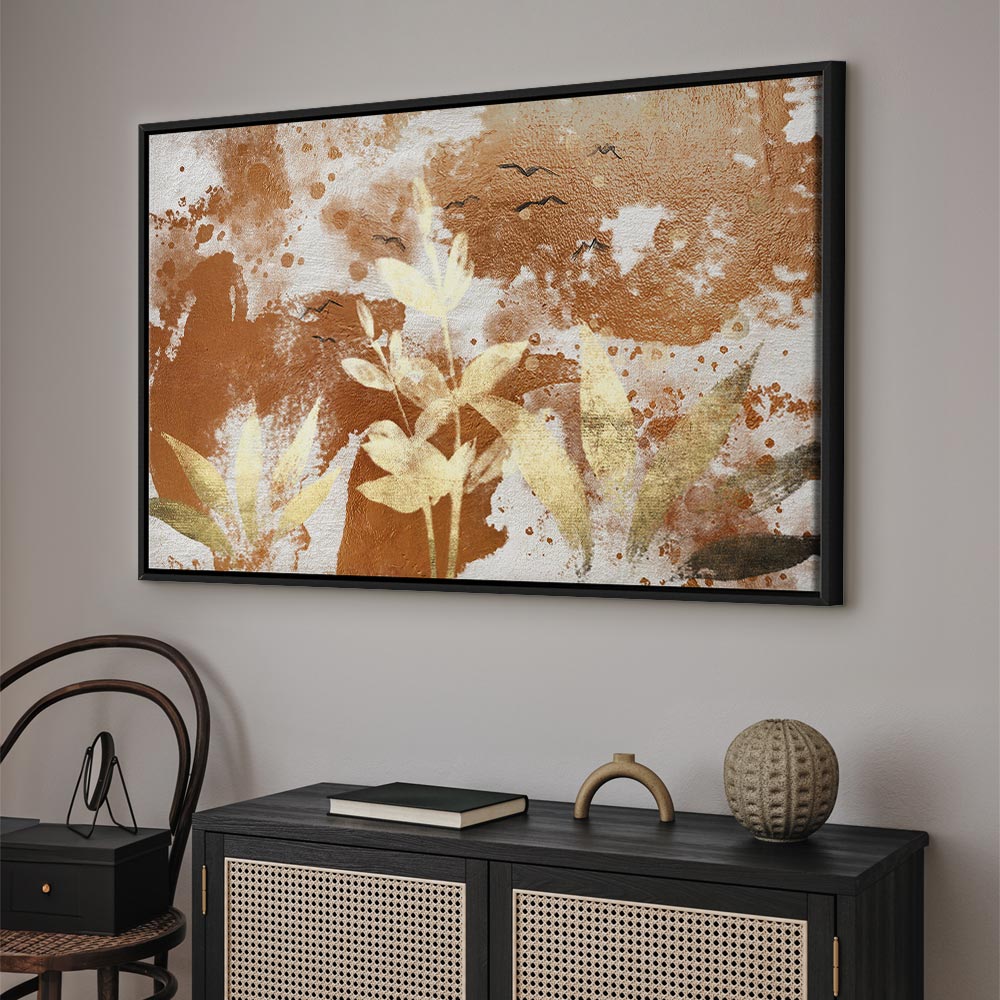 Rural Landscape Wide Canvas Print