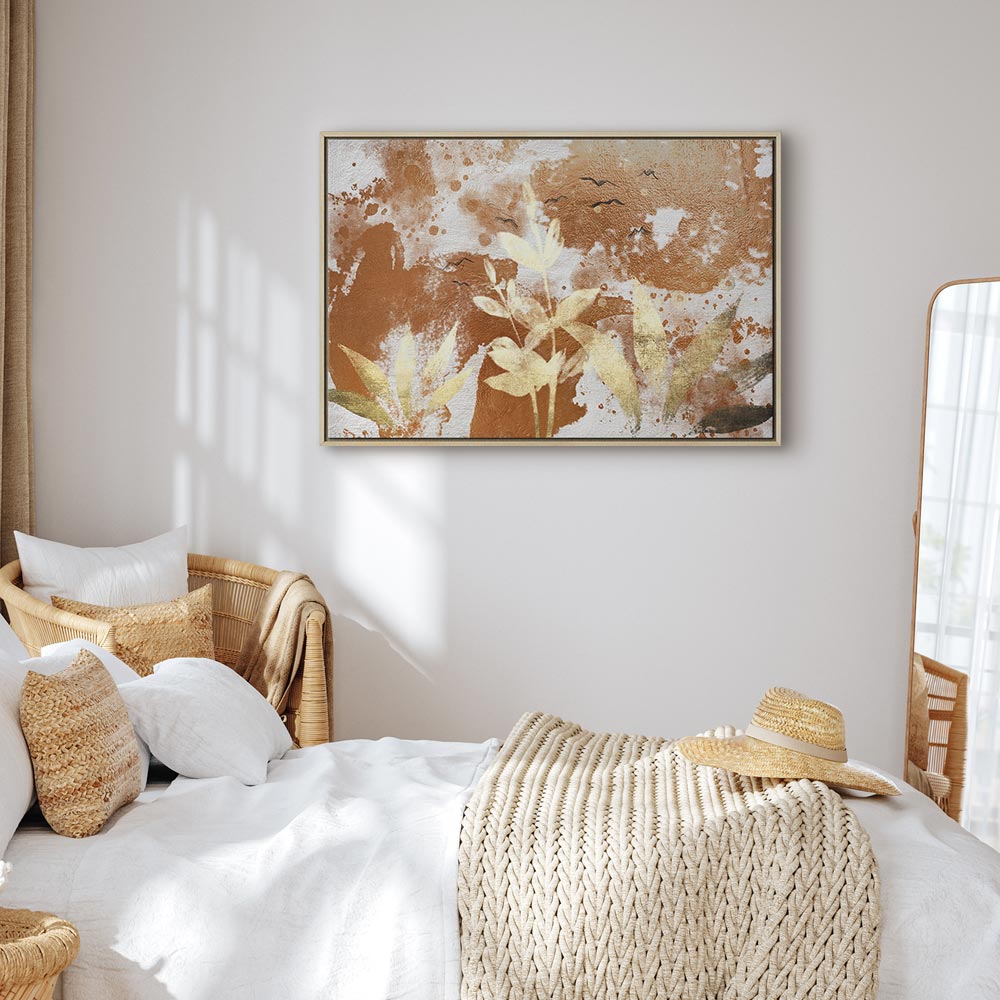 Rural Landscape Wide Canvas Print