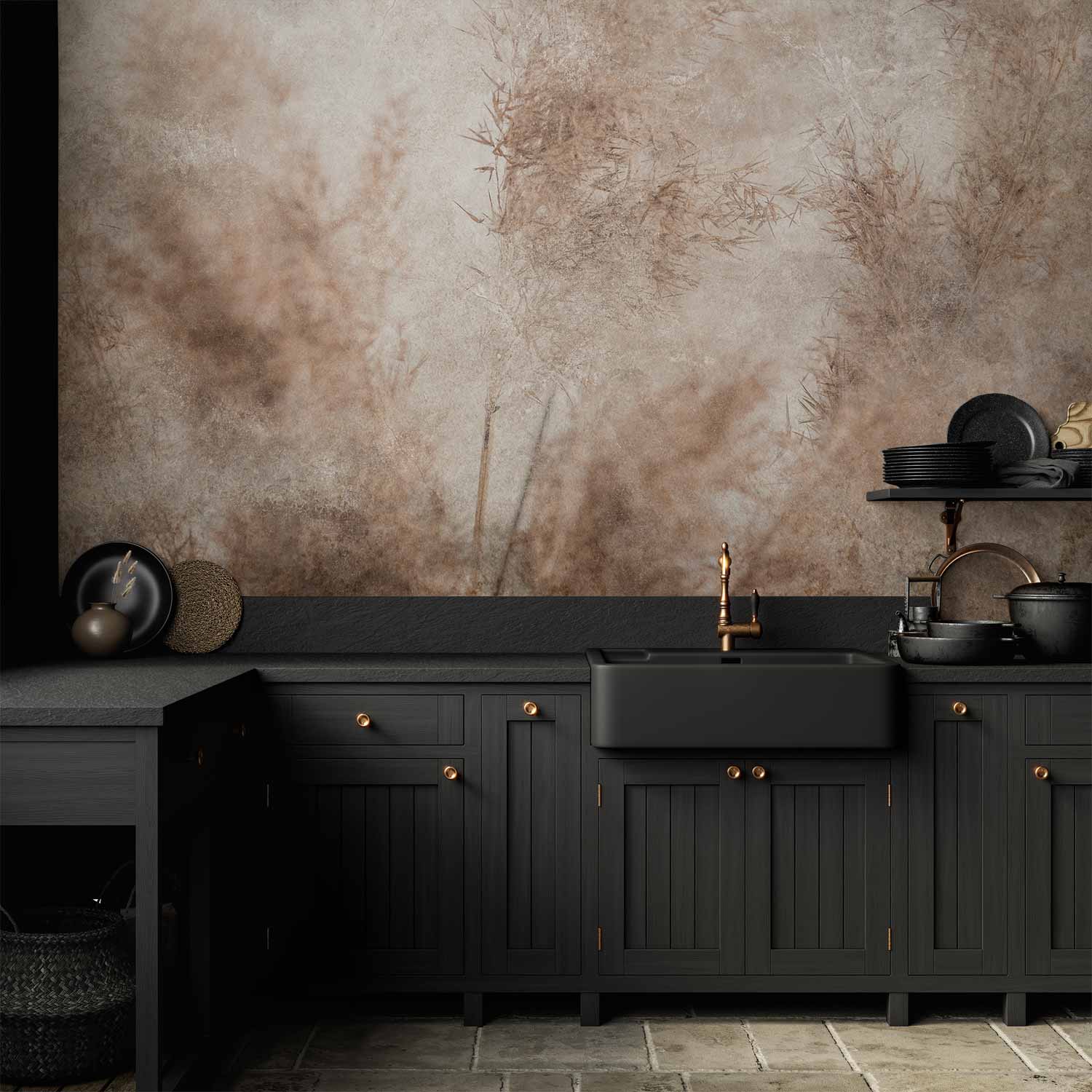 Wandbild Blumen – vom Wind verweht