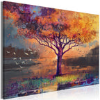 Canvas Print Autumn Sketches Wide
