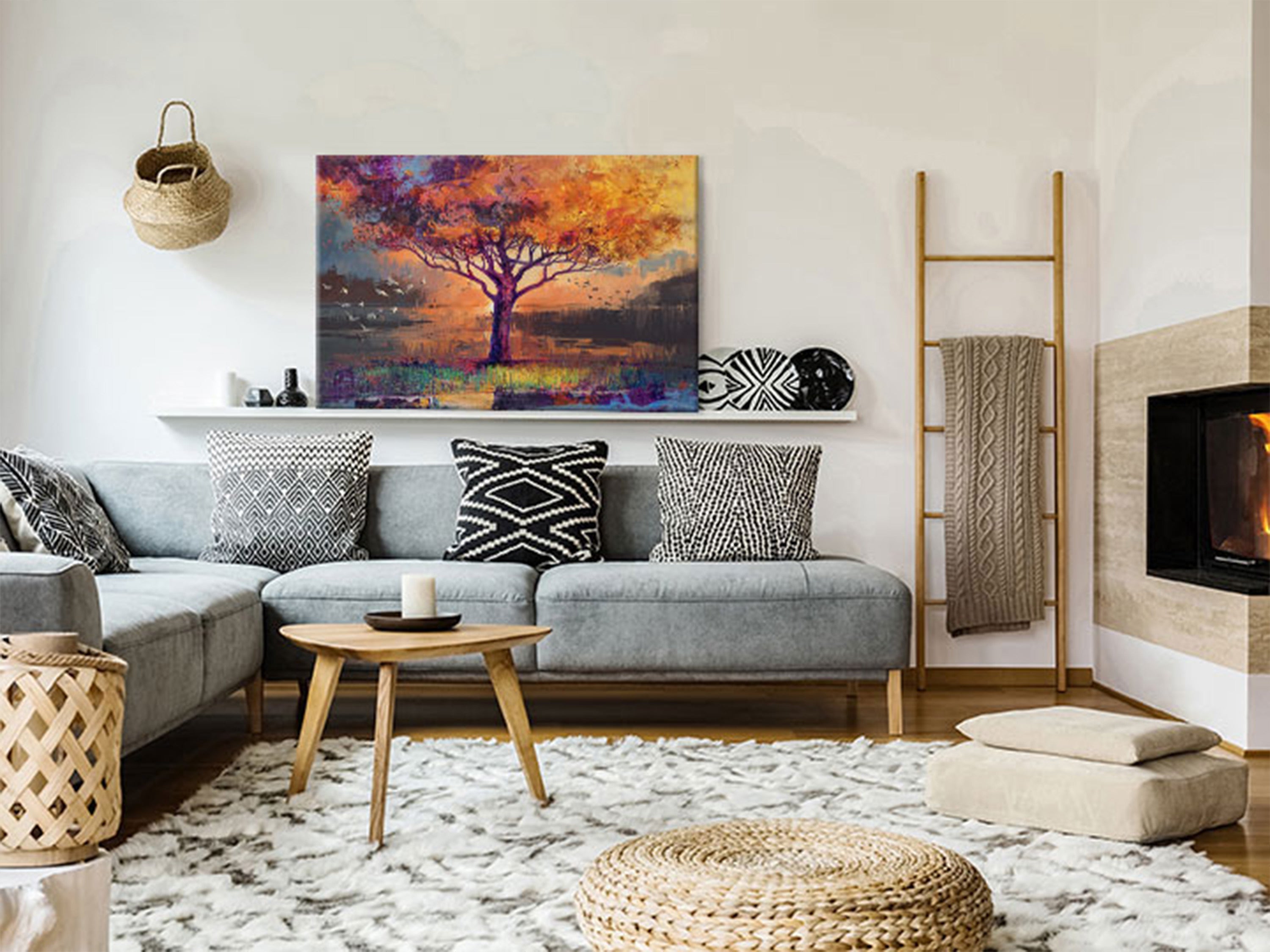 Canvas Print Autumn Sketches Wide