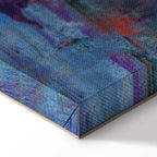 Autumn Birds and Trees Colorful Canvas Print