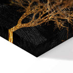 Golden Forest Landscape Canvas Print