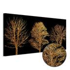 Golden Forest Landscape Canvas Print