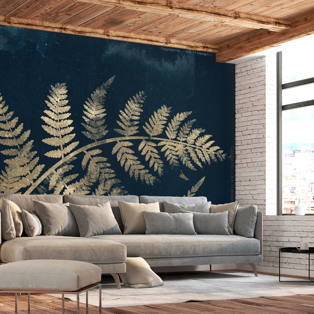 Wall Mural Leaves - Magic Night