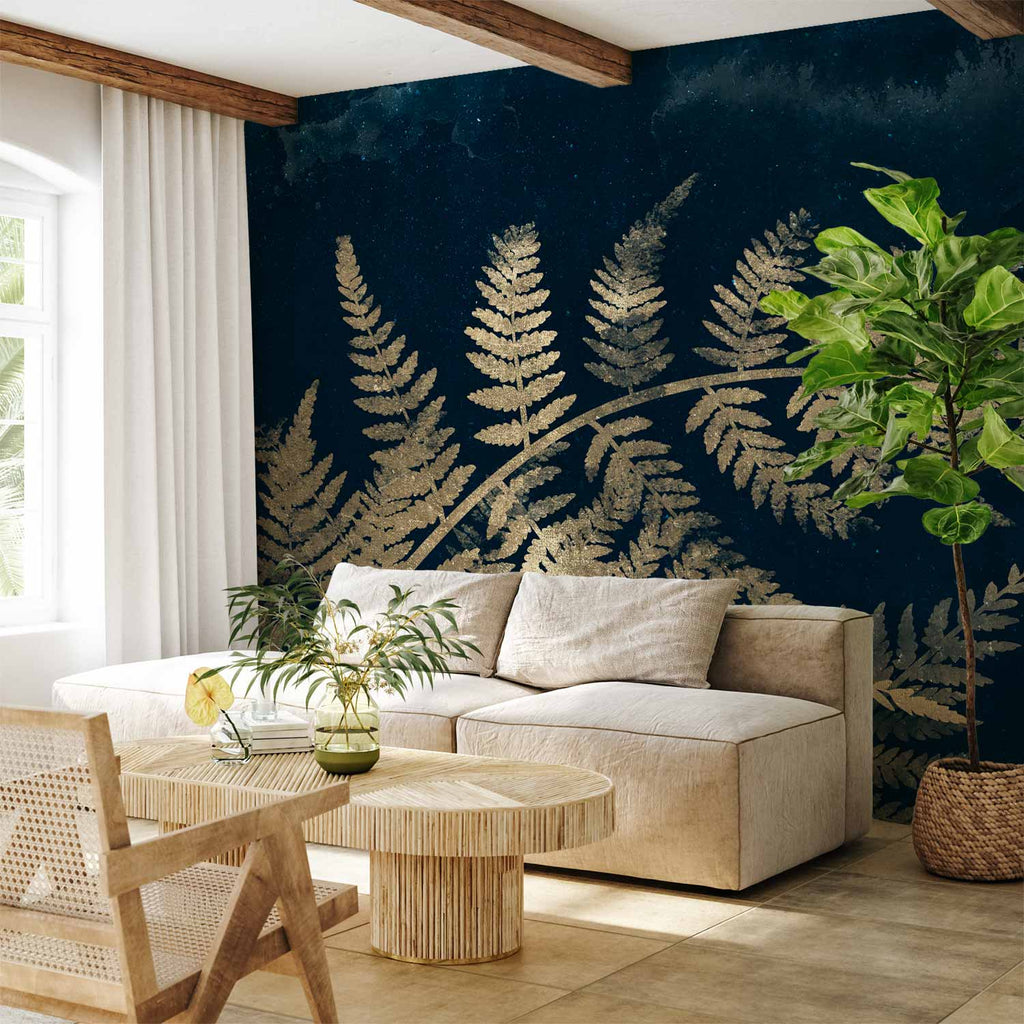 Wall Mural Leaves - Magic Night