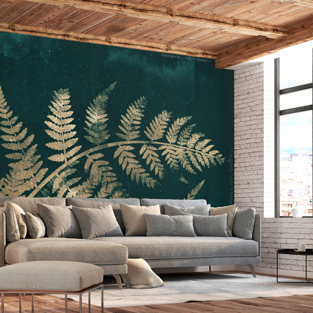 Wall Mural Leaves - Magic Night