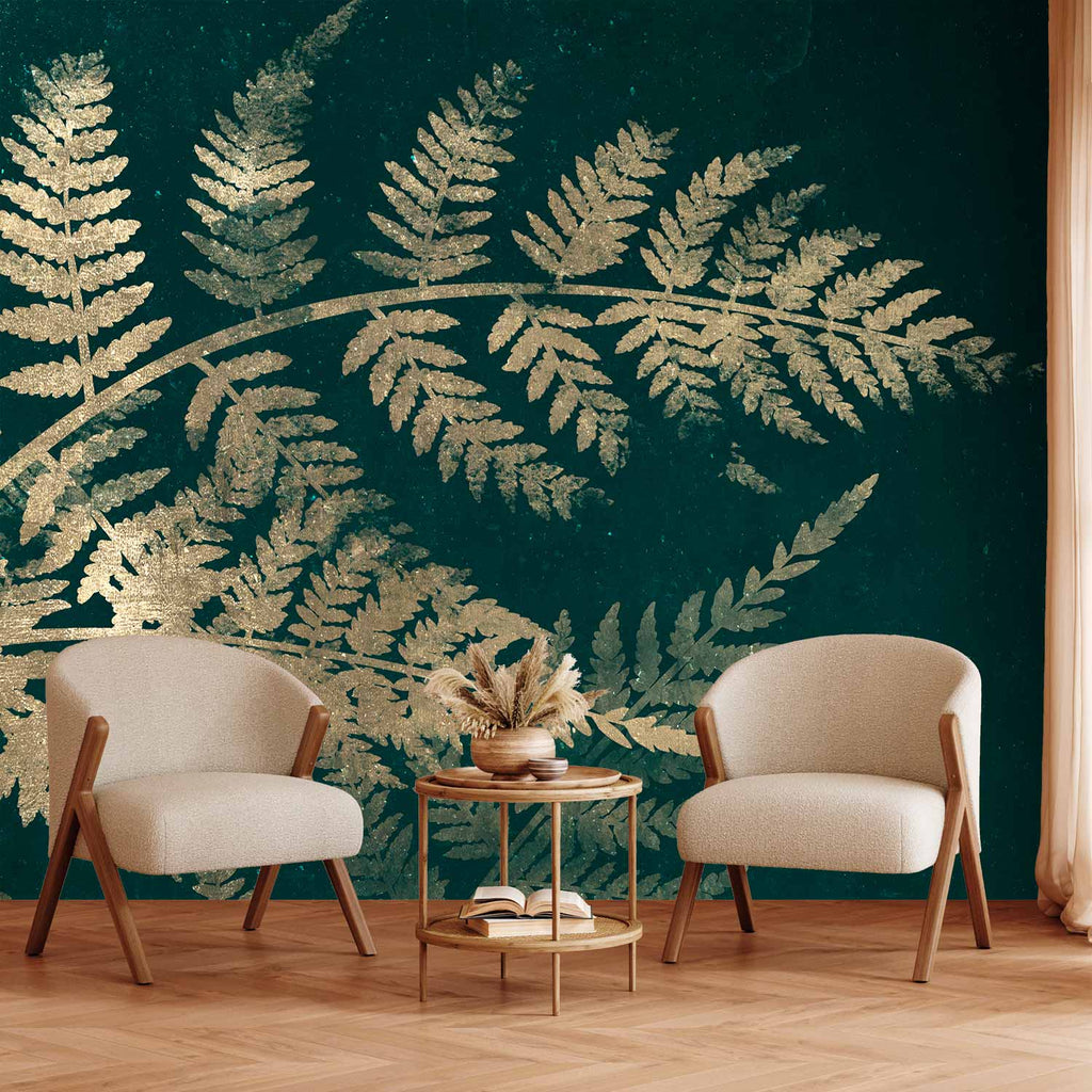 Wall Mural Leaves - Magic Night