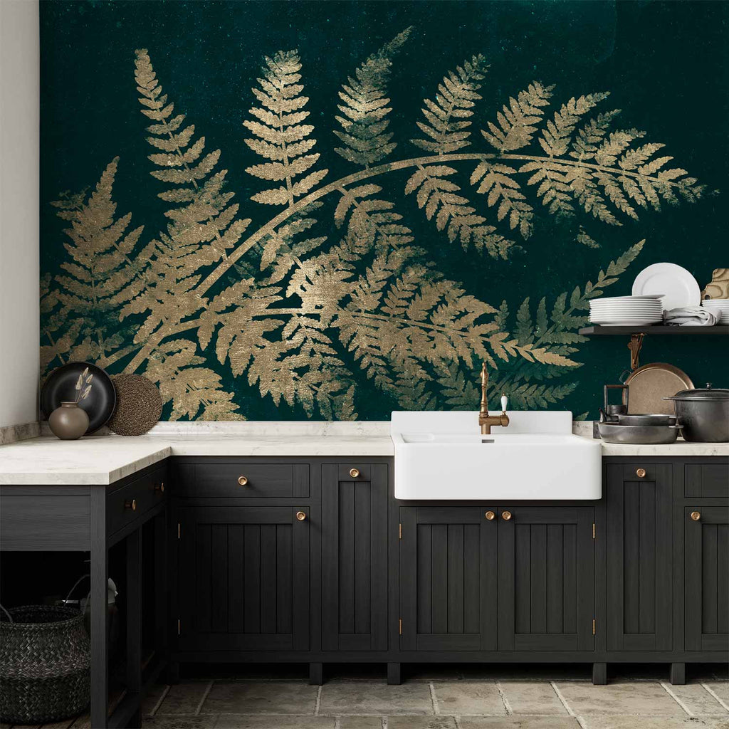 Wall Mural Leaves - Magic Night