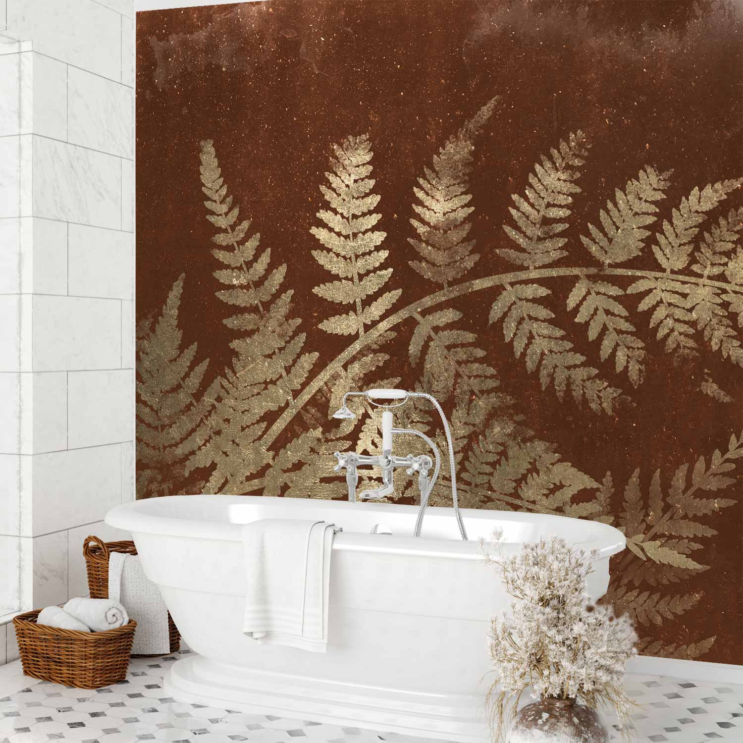 Magic Night Leaf Forest Wall Mural