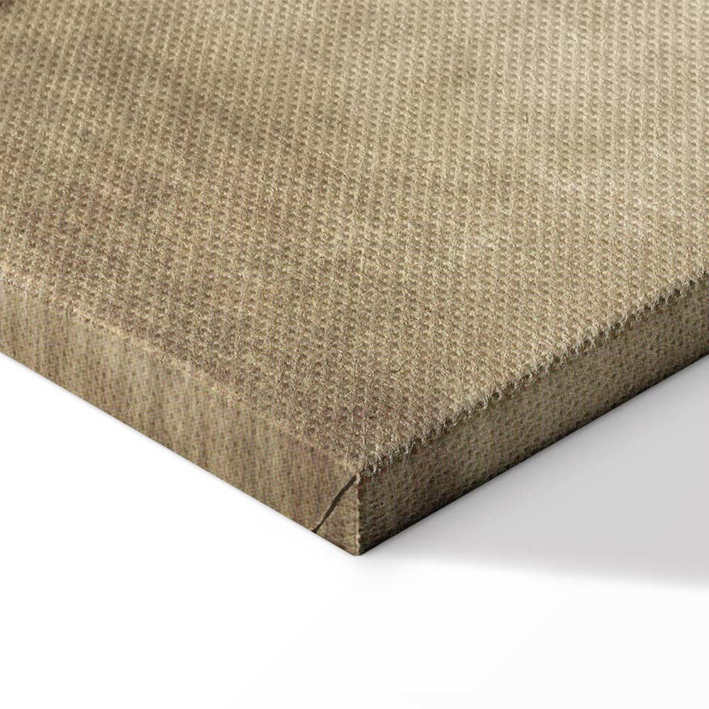 Beige Floral Wide Canvas Print