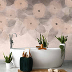 Minimalist Meadow Beige Textured Wall Mural